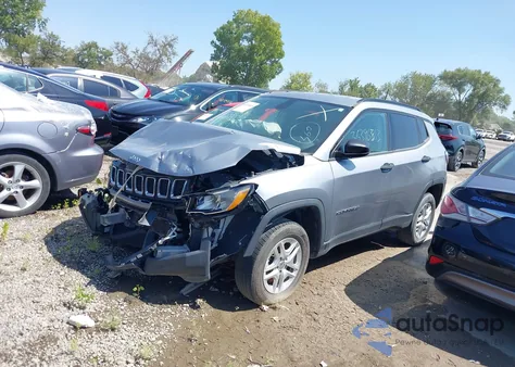 2018 Jeep Compass Sport 4X4 z USA, uszkodzony, nr VIN 3C4NJDABXJT189836